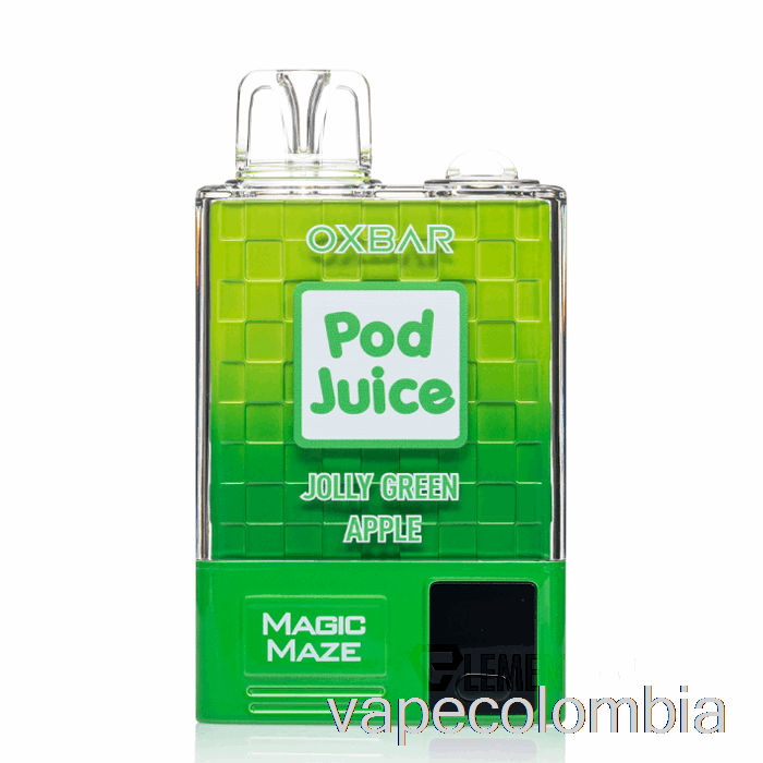 Kit Completo De Vapeo Oxbar Magic Maze Pro 10000 Desechable Jolly Green Apple - Pod Juice